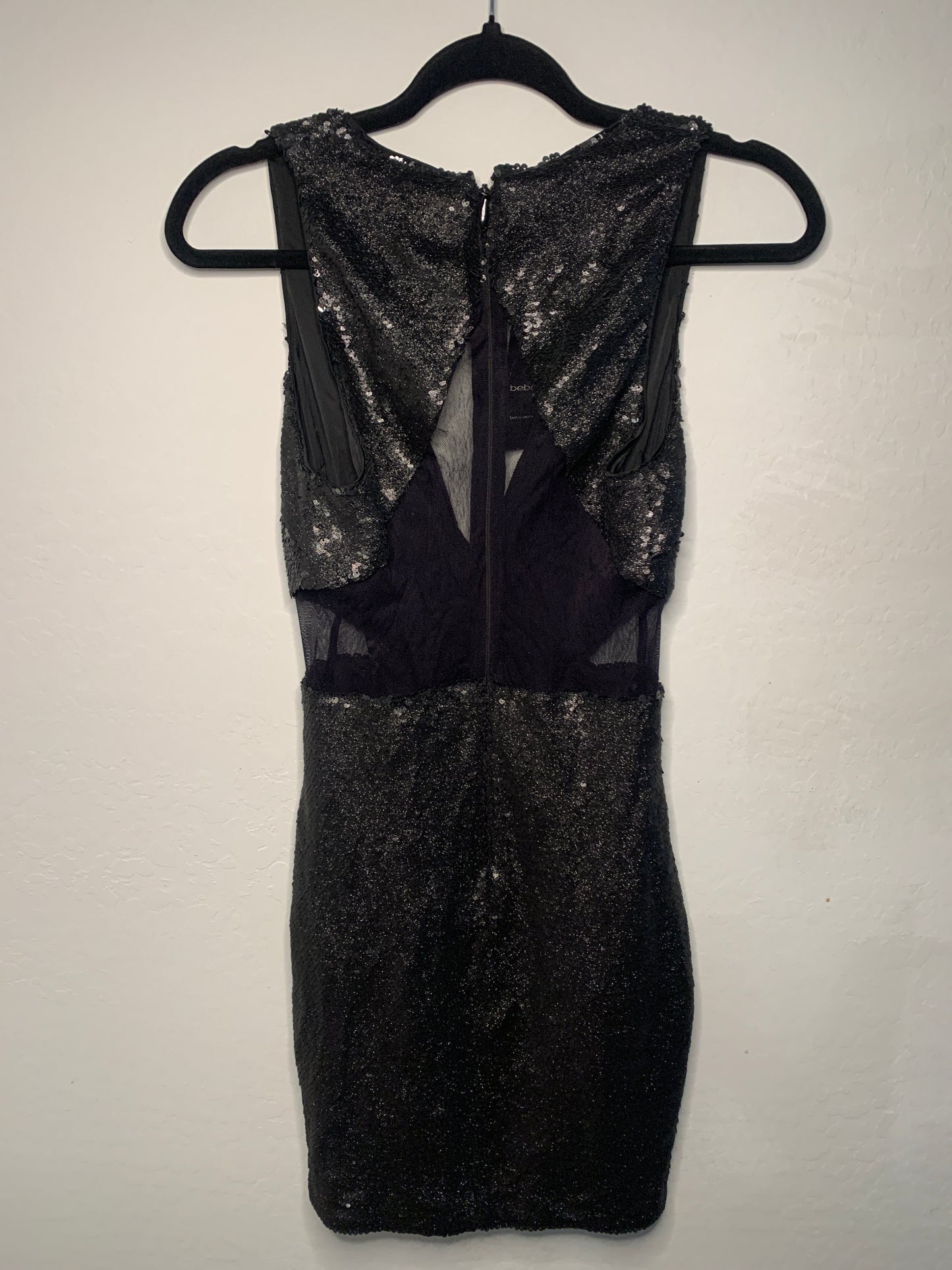 V-neck Mesh, Glitter Bodycon Night out Dress