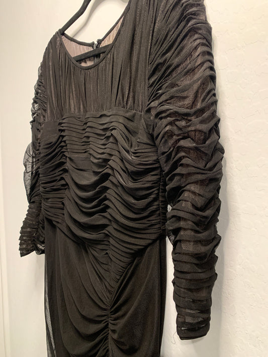 Fancy Black Bodycon Dress| Brand: JS Collections